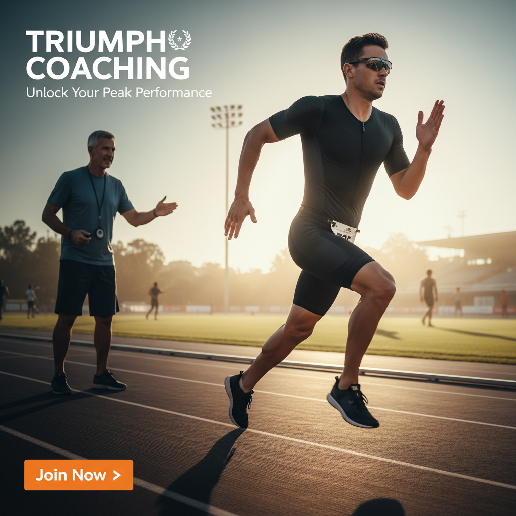 Dynamic triathlete running