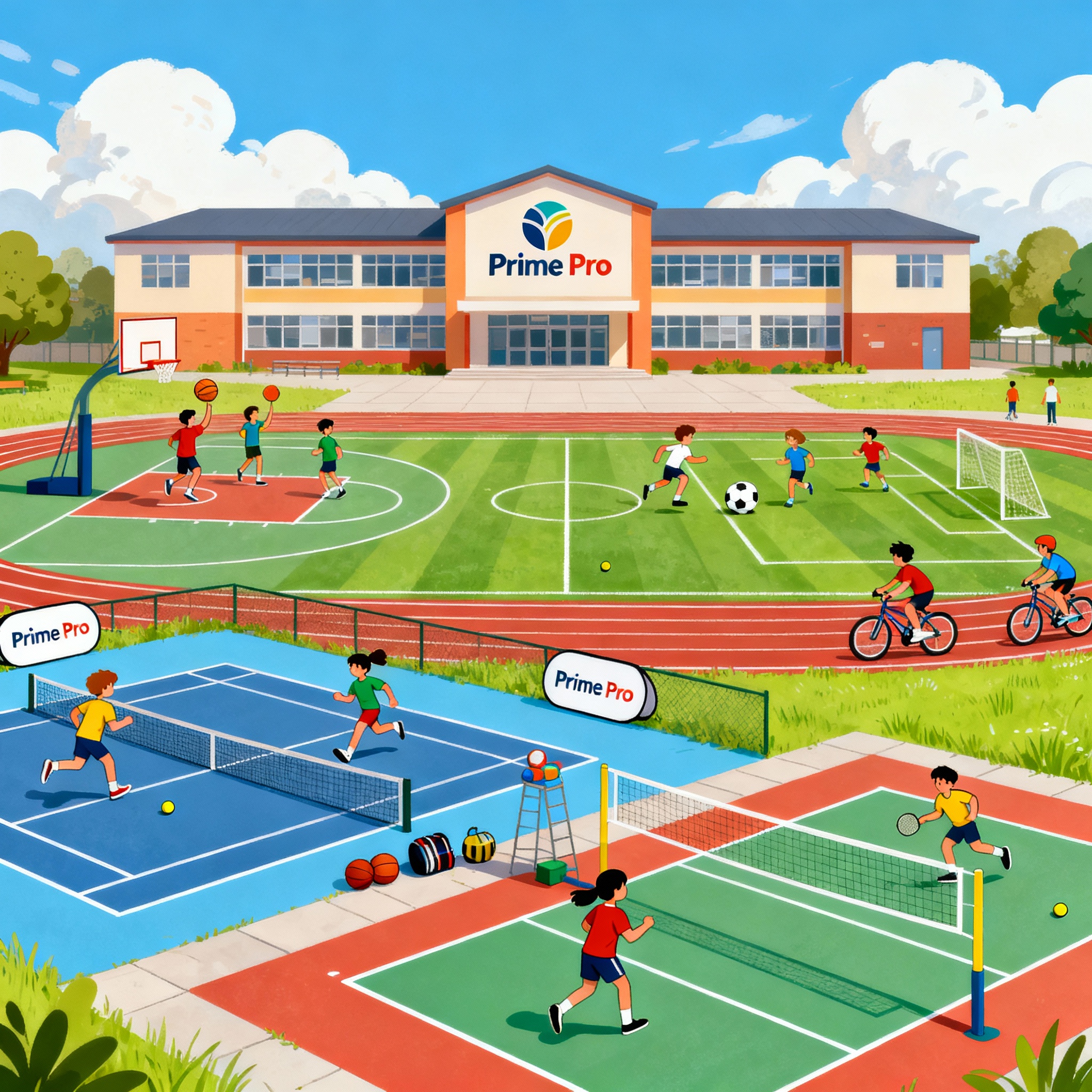 Coach helping an athlete